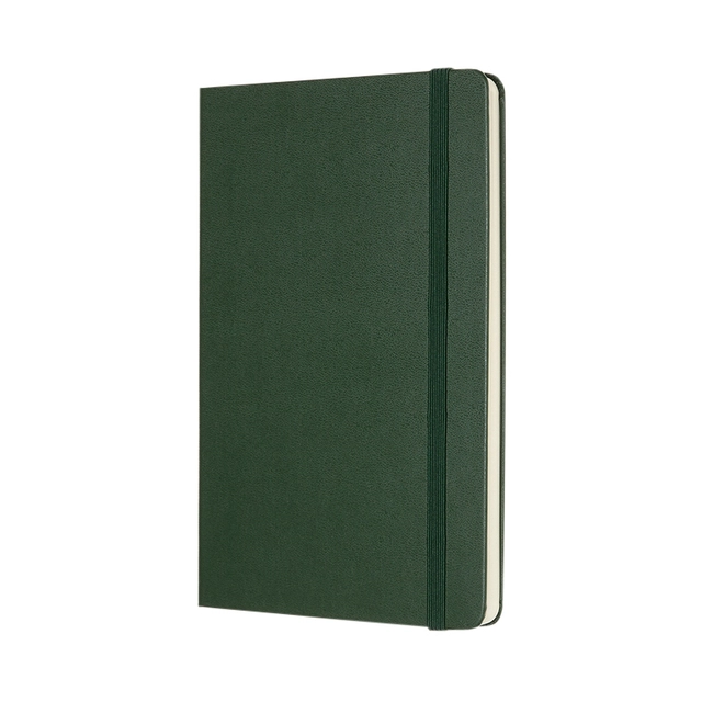 Een Notitieboek Moleskine large 130x210mm blanco hard cover myrtle green koop je bij VHK Kantoorartikelen