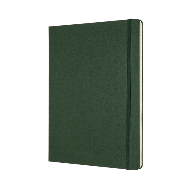 Een Notitieboek Moleskine XL 190x250mm lijn hard cover myrtle green koop je bij Hoekmankantoorartikelen.nl