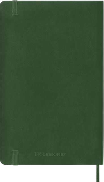 Een Notitieboek Moleskine large 130x210mm lijn soft cover myrtle green koop je bij Hoekmankantoorartikelen.nl