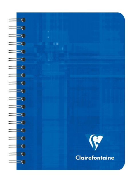 Een Notitieboek Clairefontaine 95x140mm spiraal lijn assorti koop je bij VHK Kantoorartikelen