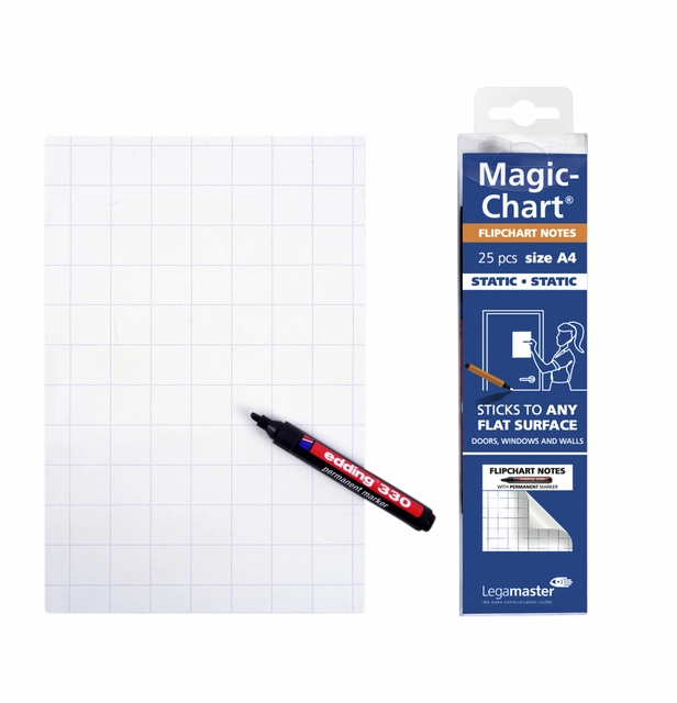 Een Magic-chart notes Legamaster flipchart 20x30cm 25 vel koop je bij Hoekmankantoorartikelen.nl