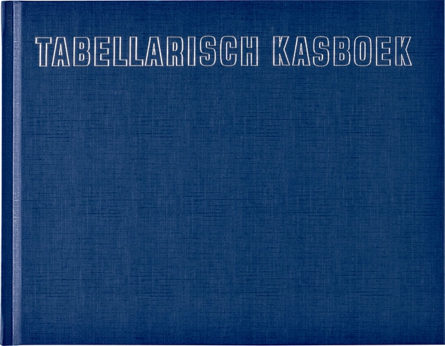 Een Kasboek tabellarisch 210x160mm 96blz 8 kolommen blauw koop je bij VHK Kantoorartikelen