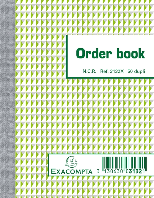 Een Orderboek Exacompta 135x105mm 50x2vel koop je bij VHK Kantoorartikelen