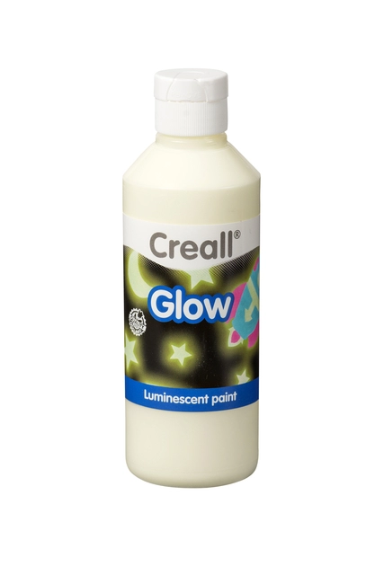 Een Plakkaatverf Creall glow in the dark groen 250ml koop je bij Hoekmankantoorartikelen.nl