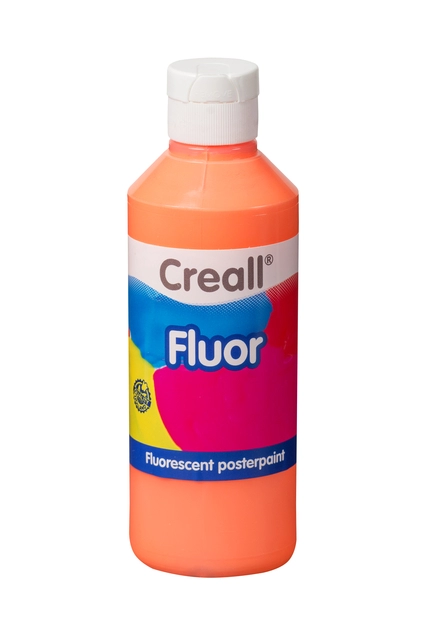 Een Plakkaatverf Creall fluor oranje 250ml koop je bij Hoekmankantoorartikelen.nl