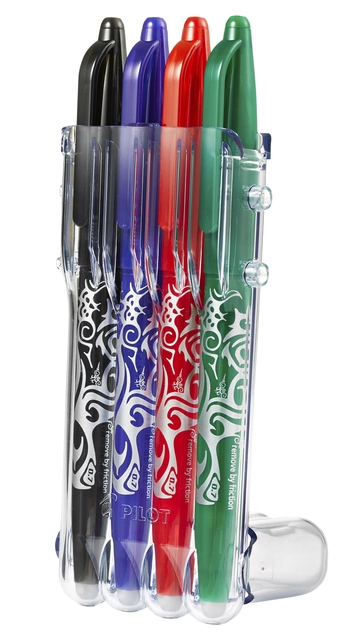 Een Rollerpen PILOT friXion medium basis assorti Set2Go à 4 stuks koop je bij Hoekmankantoorartikelen.nl