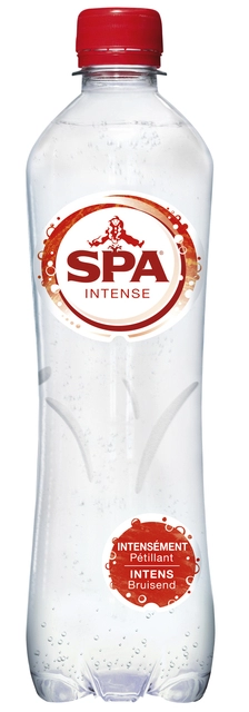 Een Water Spa Intense rood petfles 500ml koop je bij VHK Kantoorartikelen