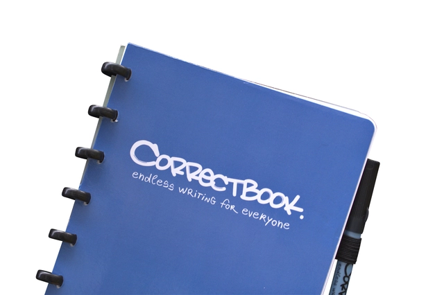 Een Notitieboek Correctbook A5 lijn 40blz earthy blue koop je bij VHK Kantoorartikelen