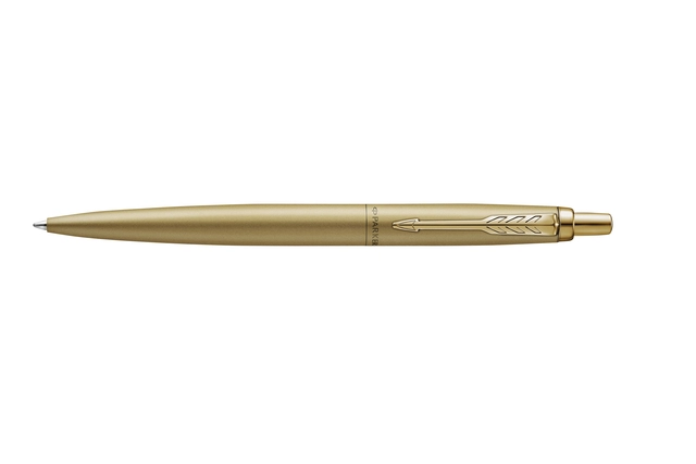 Een Balpen Parker Jotter XL Monochrome gold medium koop je bij VHK Kantoorartikelen