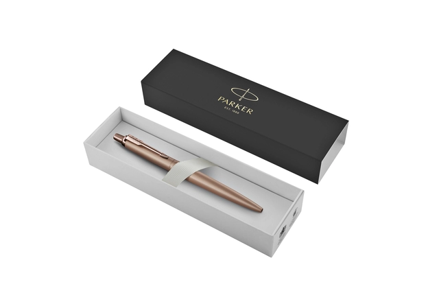 Een Balpen Parker Jotter XL Monochrome pink gold medium koop je bij VHK Kantoorartikelen