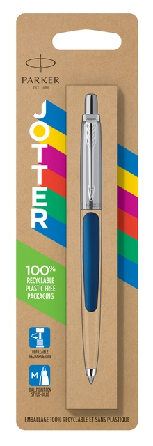 Een Balpen Parker Jotter Original navy blue CT medium koop je bij VHK Kantoorartikelen