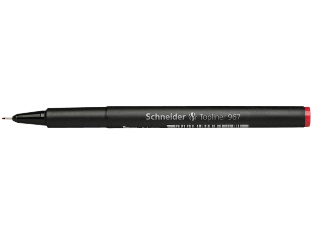 Een Fineliner Schneider 967 0.4mm rood koop je bij VHK Kantoorartikelen