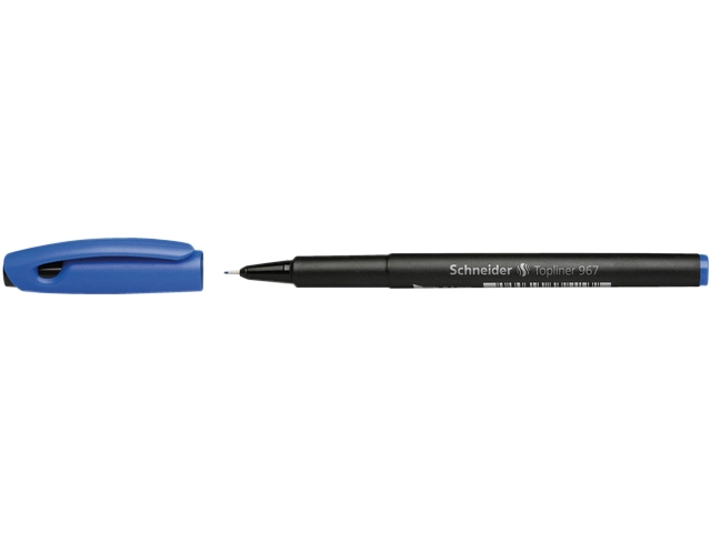 Een Fineliner Schneider 967 0.4mm blauw koop je bij VHK Kantoorartikelen