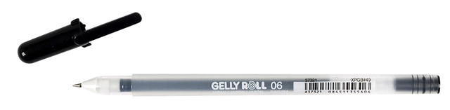 Een Gelschrijver Sakura Gelly Roll Basic 06 0.3mm zwart koop je bij VHK Kantoorartikelen