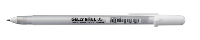 Een Gelschrijver Sakura Gelly Roll Basic 05 0.3mm wit koop je bij Hoekmankantoorartikelen.nl