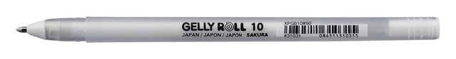 Een Gelschrijver Sakura Gelly Roll Basic 10 0.5mm wit koop je bij VHK Kantoorartikelen