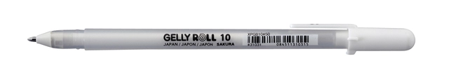 Een Gelschrijver Sakura Gelly Roll Basic 10 0.5mm wit koop je bij VHK Kantoorartikelen