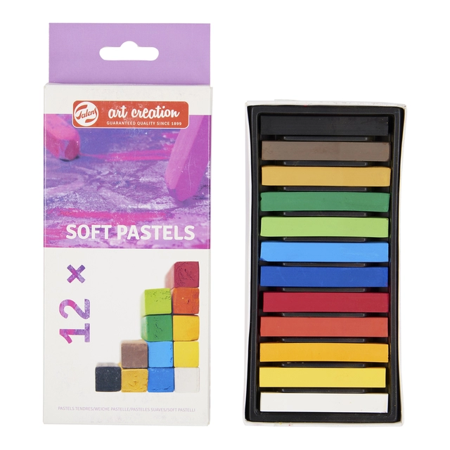 Een Talens Art Creation softpastel set 12 koop je bij VHK Kantoorartikelen