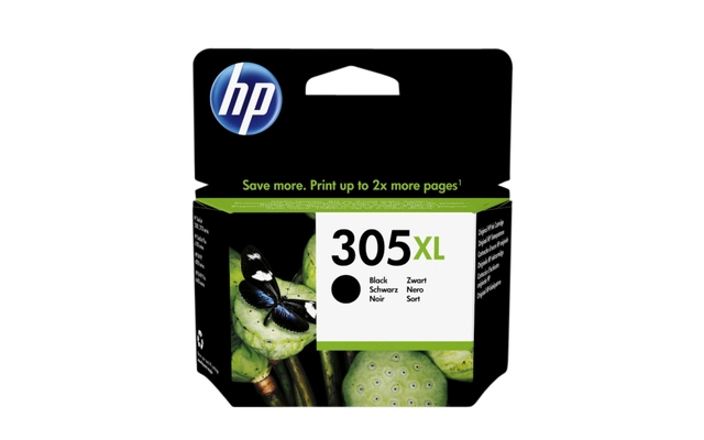 Een Inktcartridge HP 3YM62AE 305XL zwart koop je bij VHK Kantoorartikelen