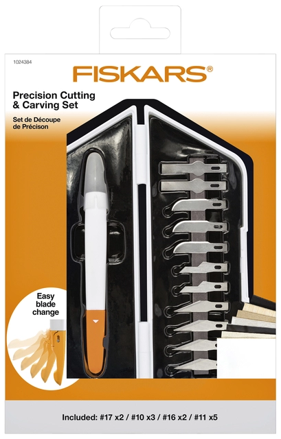 Een Snijmes Fiskars Premium Precision 12-delig koop je bij VHK Kantoorartikelen