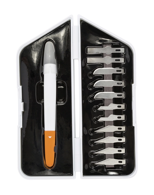 Een Snijmes Fiskars Premium Precision 12-delig koop je bij VHK Kantoorartikelen