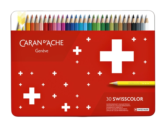 Een Kleurpotloden Caran d'Ache Swisscolor 30stuks ass koop je bij VHK Kantoorartikelen