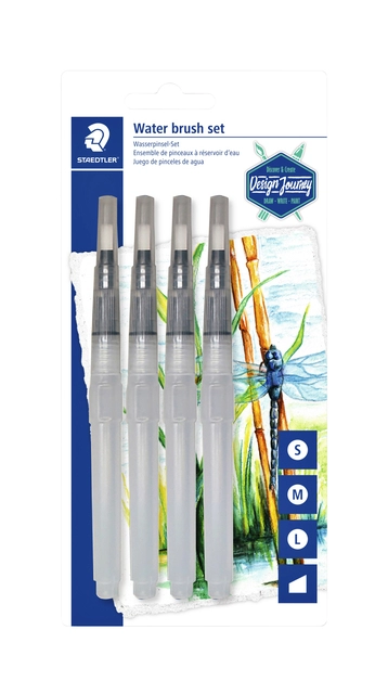 Een Waterbrushstift Staedtler set à 4 breedtes koop je bij VHK Kantoorartikelen