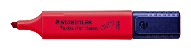 Een Markeerstift Staedtler 364 Textsurfer rood koop je bij VHK Kantoorartikelen