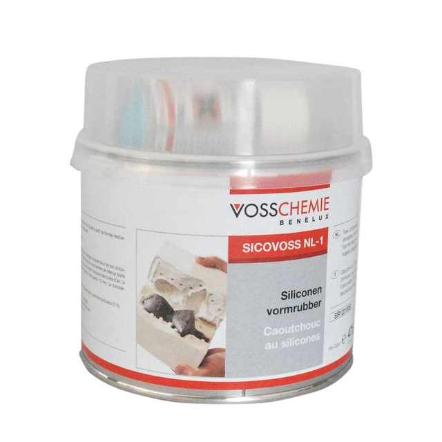 Een Vormrubber Voss siliconen 500gr + verharder koop je bij VHK Kantoorartikelen