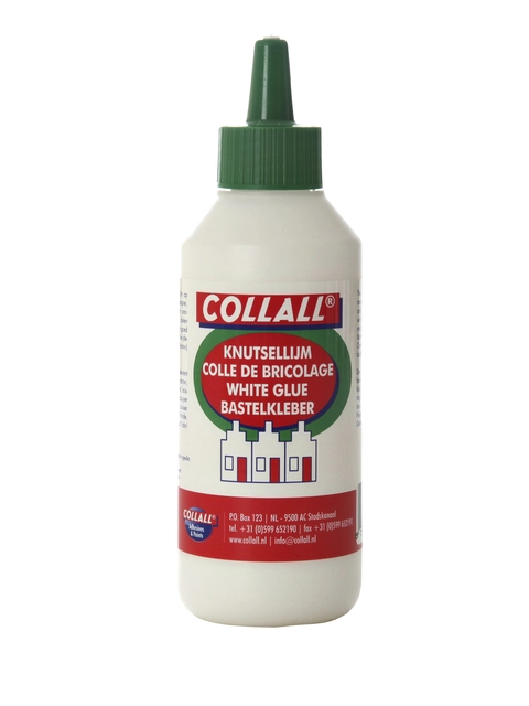 Een Knutsellijm Collall 250ml wit koop je bij VHK Kantoorartikelen