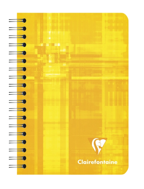 Een Notitieboek Clairefontaine A7+ 95x140 ruit 5x5 100blz 90gr assorti koop je bij VHK Kantoorartikelen