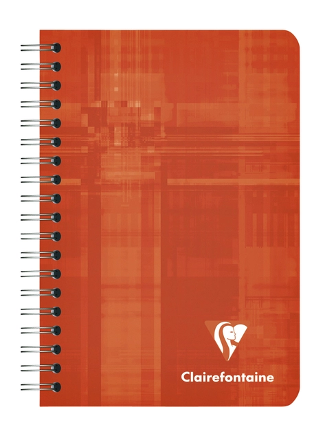 Een Notitieboek Clairefontaine A7+ 95x140 ruit 5x5 100blz 90gr assorti koop je bij VHK Kantoorartikelen