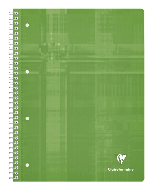 Een Collegeblok Clairefontaine Studium A4+ ruit 5x5mm 4-gaats 80 pagina's assorti koop je bij VHK Kantoorartikelen