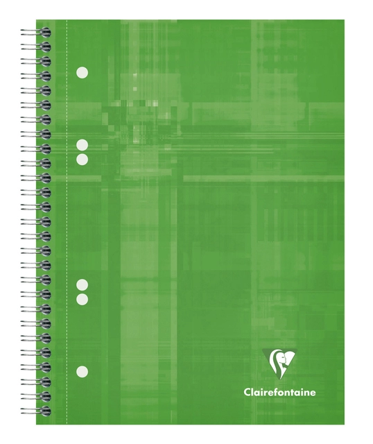 Een Collegeblok Clairefontaine Studium A5+ ruit 5x5mm 6-gaats 80 pagina's assorti koop je bij VHK Kantoorartikelen