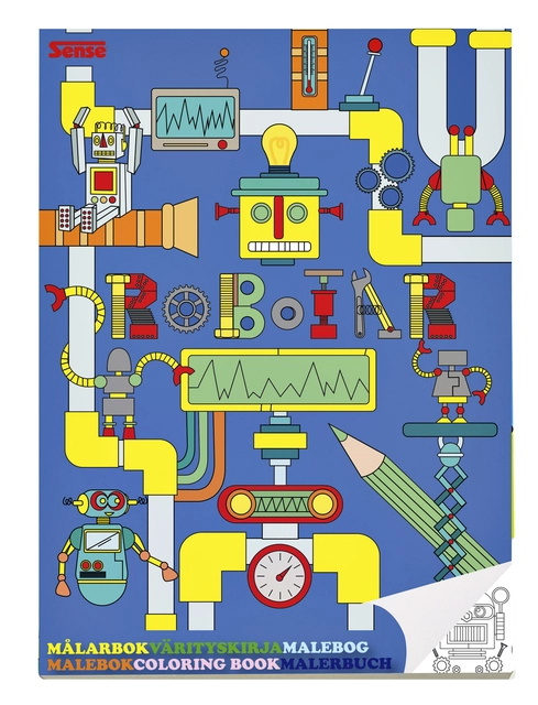 Een Kleurboek Haza Sense Robot koop je bij VHK Kantoorartikelen