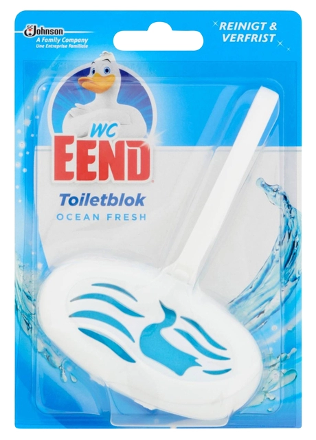 Een Toiletblok Wc-Eend met houder Ocean Fresh koop je bij VHK Kantoorartikelen