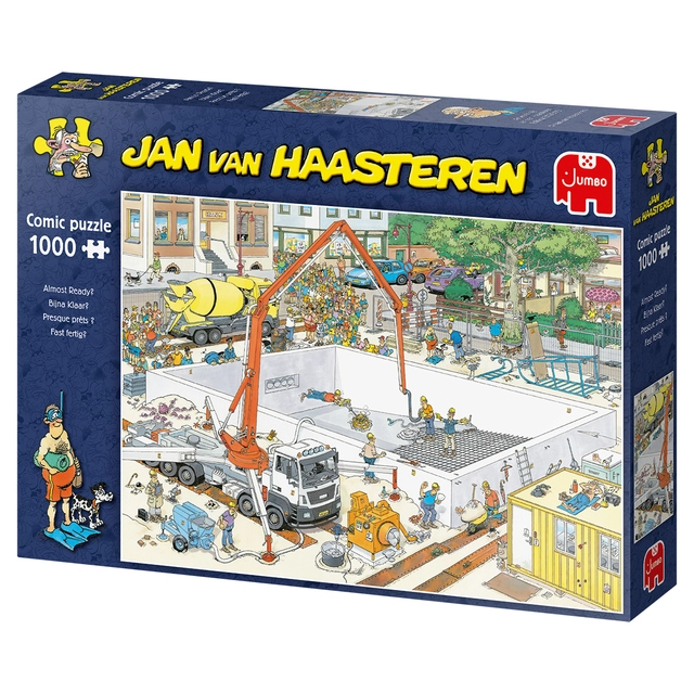 Een Puzzel Jan van Haasteren Bijna klaar? 1000 stukjes koop je bij The Cartridge Shop bvba