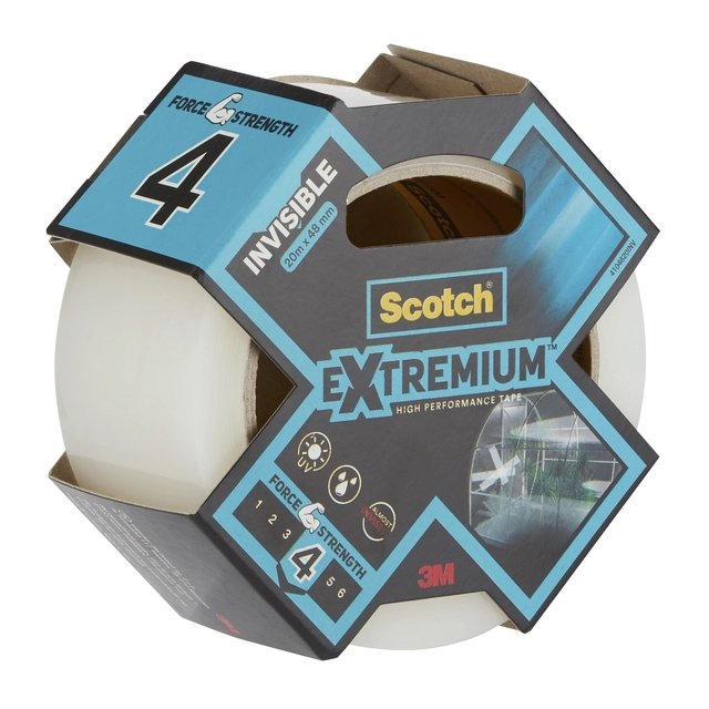 Een Plakband Scotch Extremium invisible 48mmx25m transparant koop je bij Hoekmankantoorartikelen.nl