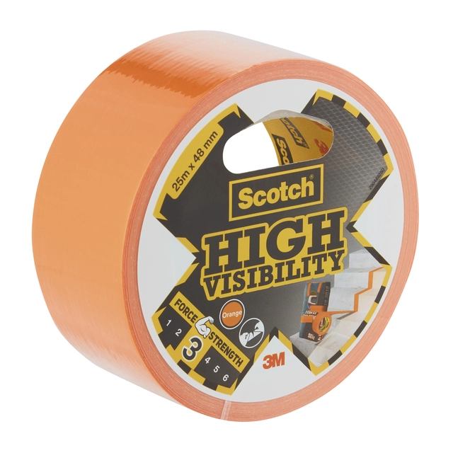 Een Plakband Scotch high visibility 48mmx25m oranje koop je bij VHK Kantoorartikelen