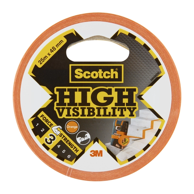 Een Plakband Scotch high visibility 48mmx25m oranje koop je bij VHK Kantoorartikelen