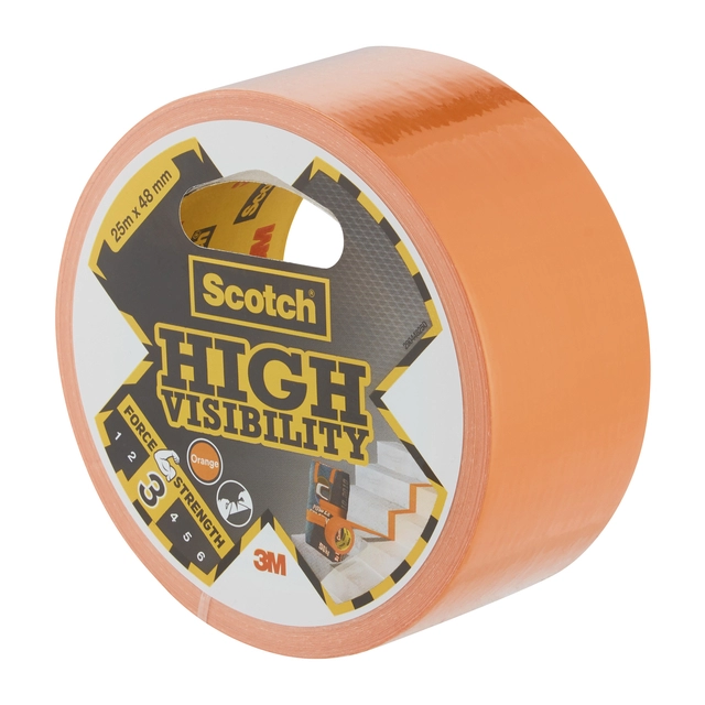 Een Plakband Scotch high visibility 48mmx25m oranje koop je bij VHK Kantoorartikelen