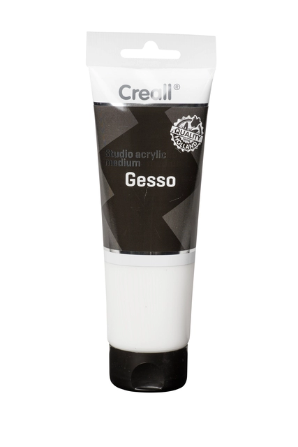 Een Gesso medium Creall Studio Acrylics 250ml koop je bij VHK Kantoorartikelen