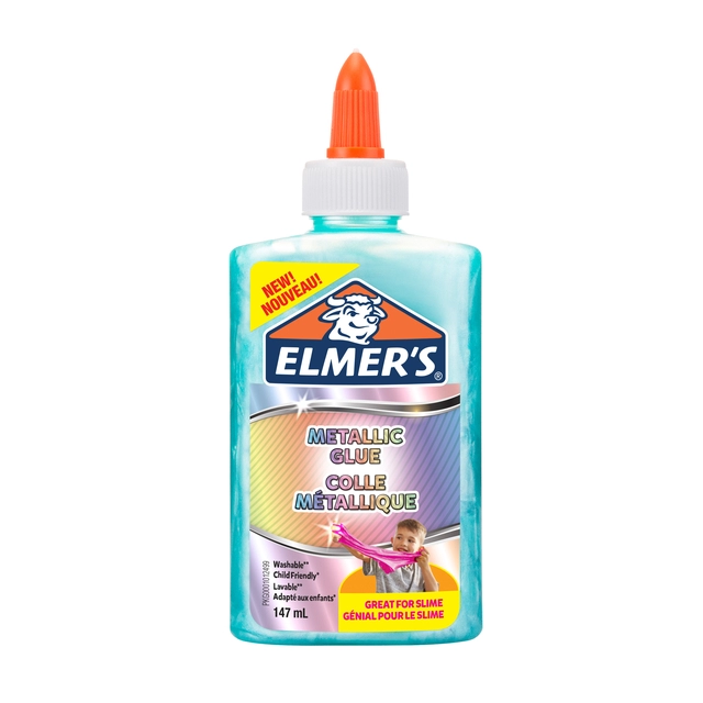 Een Kinderlijm Elmer's metallic blauw koop je bij VHK Kantoorartikelen