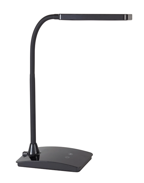 Een Bureaulamp MAUL Pearly LED voet dimbaar colour vario zwart koop je bij VHK Kantoorartikelen