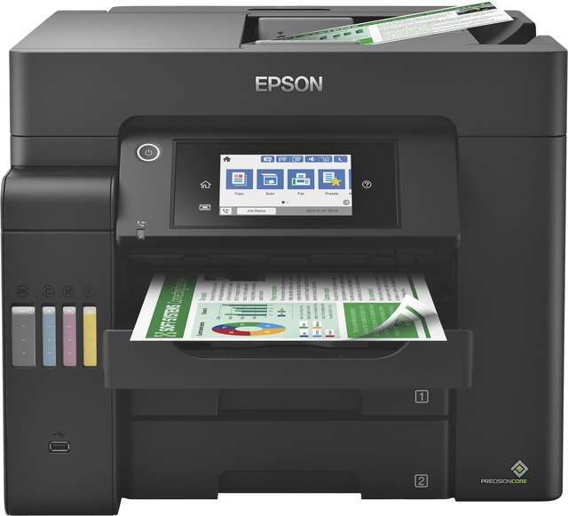 Een Multifunctional inktjet printer Epson Ecotank ET-5800 koop je bij Hoekmankantoorartikelen.nl