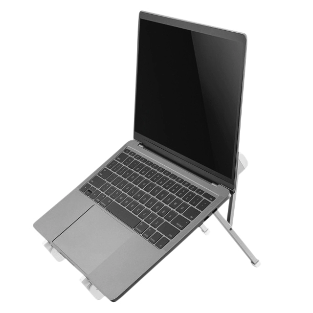 Een Laptopstandaard Neomounts NSLS010 opvouwbaar Zilver koop je bij VHK Kantoorartikelen