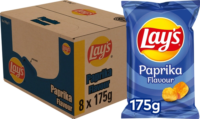 Een Chips Lay's paprika 175 gram koop je bij VHK Kantoorartikelen