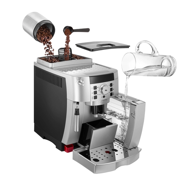 Een Koffiezetapparaat De'Longhi ECAM 22.110.SB volautomaat espresso koop je bij VHK Kantoorartikelen