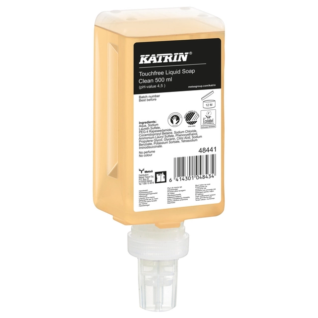 Een Handzeep Katrin Touchfree Clean 500ml 48441 koop je bij Hoekmankantoorartikelen.nl