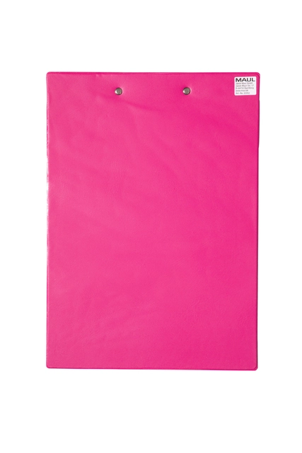 Een Klembord MAUL A4 staand PVC neon roze koop je bij Hoekmankantoorartikelen.nl